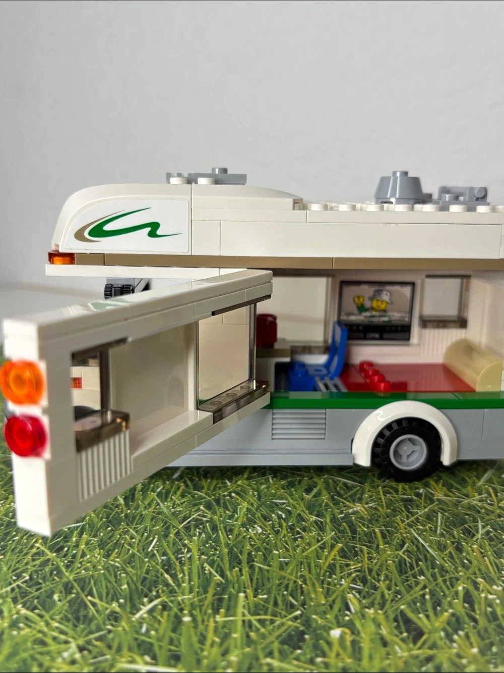 Lego Camper Van Set 60057 with Red Canoe
